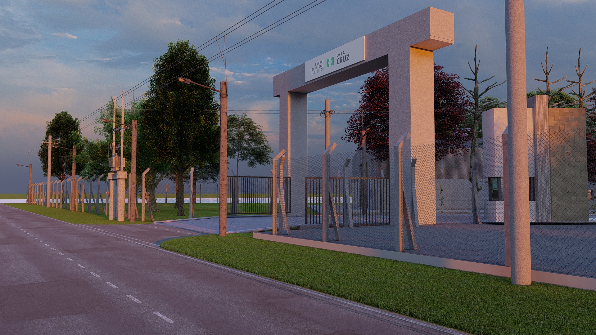 Lotes forestados disponibles en el Parque Industrial De La Cruz
